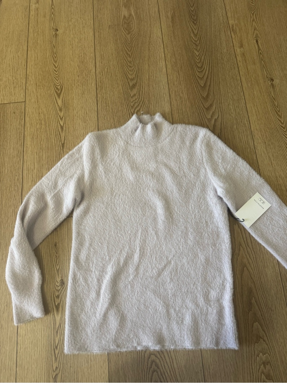 Bailey 44 Light Lilac Mock Neck Sweater
